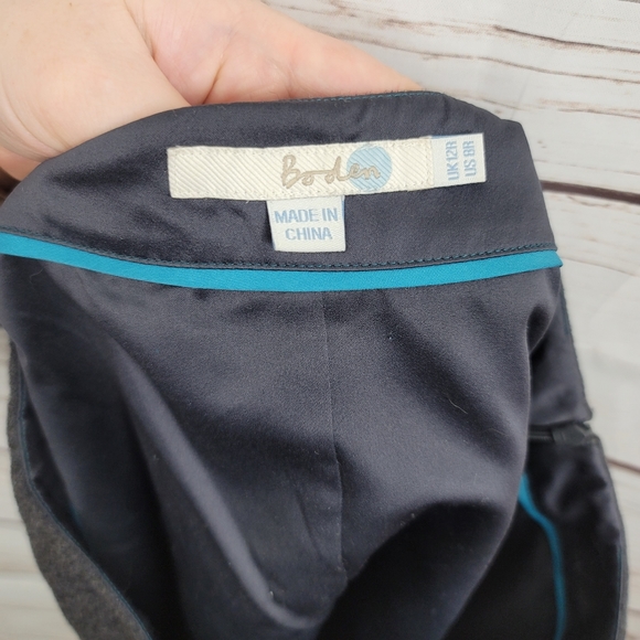 Boden |  Wool Blend A-line Skirt - Picture 3 of 7